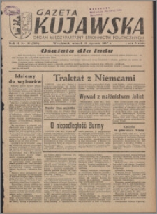 Gazeta Kujawska : organ międzypartyjnych stronnictw politycznych 1947.01.14, R. 2, nr 10 (308)