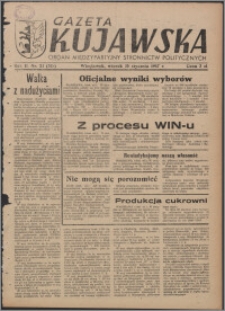 Gazeta Kujawska : organ międzypartyjnych stronnictw politycznych 1947.01.28, R. 2, nr 22 (321)