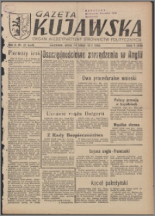 Gazeta Kujawska : organ międzypartyjnych stronnictw politycznych 1947.02.14, R. 2, nr 37 (336)