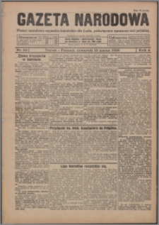 Gazeta Narodowa : pismo narodowe rzymsko-katolickie dla Ludu, poświęcone sprawom wsi polskiej 1926.03.18, R. 4, nr 33