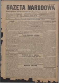 Gazeta Narodowa : pismo narodowe rzymsko-katolickie dla Ludu, poświęcone sprawom wsi polskiej 1926.04.15, R. 4, nr 44