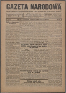 Gazeta Narodowa : pismo narodowe rzymsko-katolickie dla Ludu, poświęcone sprawom wsi polskiej 1926.04.17, R. 4, nr 45 + dod. nr 16