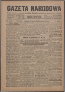 Gazeta Narodowa : pismo narodowe rzymsko-katolickie dla Ludu, poświęcone sprawom wsi polskiej 1926.04.20, R. 4, nr 46