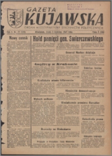 Gazeta Kujawska : organ międzypartyjnych stronnictw politycznych 1947.04.02, R. 2, nr 77 (376)