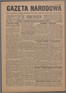 Gazeta Narodowa : pismo narodowe rzymsko-katolickie dla Ludu, poświęcone sprawom wsi polskiej 1926.06.29, R. 4, nr 76