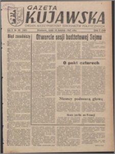 Gazeta Kujawska : organ międzypartyjnych stronnictw politycznych 1947.04.16, R. 2, nr 88 (387)