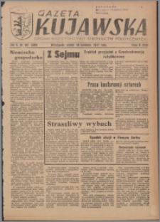 Gazeta Kujawska : organ międzypartyjnych stronnictw politycznych 1947.04.18, R. 2, nr 90 (389)