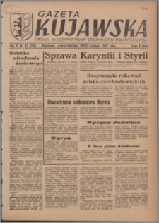 Gazeta Kujawska : organ międzypartyjnych stronnictw politycznych 1947.04.19-20, R. 2, nr 91 (391)