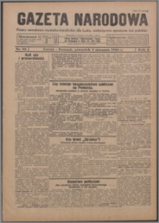Gazeta Narodowa : pismo narodowe rzymsko-katolickie dla Ludu, poświęcone sprawom wsi polskiej 1926.08.05, R. 4, nr 92