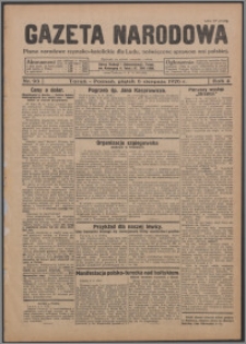 Gazeta Narodowa : pismo narodowe rzymsko-katolickie dla Ludu, poświęcone sprawom wsi polskiej 1926.08.06, R. 4, nr 93 + dod. nr 31