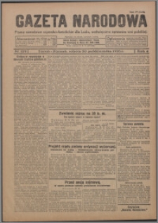 Gazeta Narodowa : pismo narodowe rzymsko-katolickie dla Ludu, poświęcone sprawom wsi polskiej 1926.10.30, R. 4, nr 129 + dod. nr 43