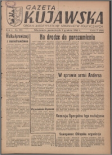 Gazeta Kujawska : organ międzypartyjnych stronnictw politycznych 1946.12.02, R. 1, nr 275