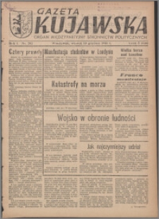 Gazeta Kujawska : organ międzypartyjnych stronnictw politycznych 1946.12.10, R. 1, nr 282