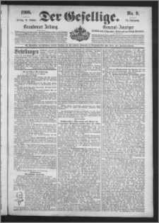 Der Gesellige : Graudenzer Zeitung 1900.01.12, Jg. 74, No. 9
