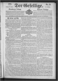 Der Gesellige : Graudenzer Zeitung 1900.01.28, Jg. 74, No. 23
