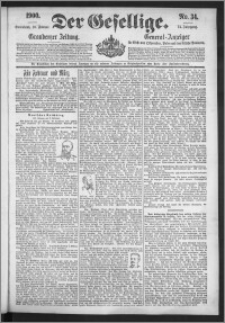 Der Gesellige : Graudenzer Zeitung 1900.02.10, Jg. 74, No. 34