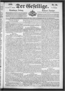 Der Gesellige : Graudenzer Zeitung 1900.02.17, Jg. 74, No. 40