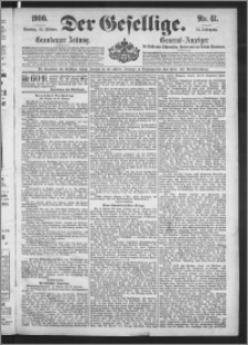 Der Gesellige : Graudenzer Zeitung 1900.02.25, Jg. 74, No. 47