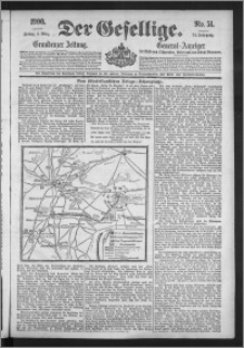 Der Gesellige : Graudenzer Zeitung 1900.03.02, Jg. 74, No. 51