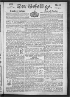 Der Gesellige : Graudenzer Zeitung 1900.03.03, Jg. 74, No. 52