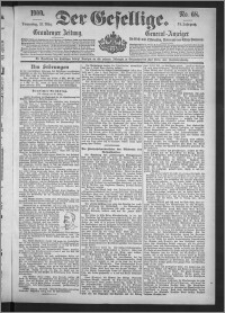 Der Gesellige : Graudenzer Zeitung 1900.03.22, Jg. 74, No. 68