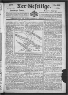 Der Gesellige : Graudenzer Zeitung 1900.05.30, Jg. 74, No. 124