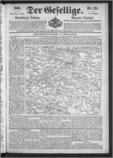 Der Gesellige : Graudenzer Zeitung 1900.05.31, Jg. 74, No. 125