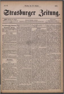 Strasburger Zeitung 22.10.1878, nr 19