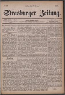Strasburger Zeitung 25.10.1878, nr 22