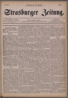 Strasburger Zeitung 30.10.1878, nr 26