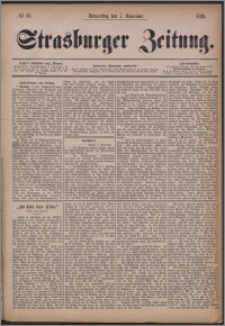 Strasburger Zeitung, 07.11.1878, nr 33