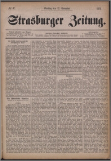 Strasburger Zeitung, 12.11.1878, nr 37