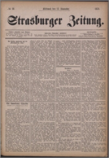 Strasburger Zeitung, 13.11.1878, nr 38