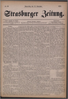 Strasburger Zeitung, 14.11.1878, nr 39