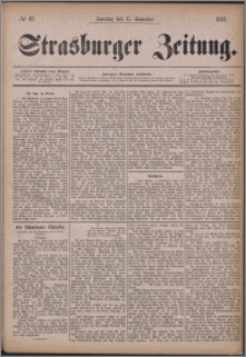 Strasburger Zeitung, 17.11.1878, nr 42