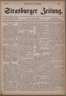 Strasburger Zeitung, 23.11.1878, nr 47