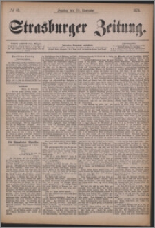 Strasburger Zeitung, 24.11.1878, nr 48