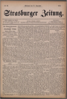 Strasburger Zeitung, 27.11.1878, nr 50