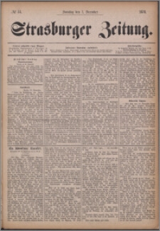 Strasburger Zeitung, 01.12.1878, nr 54