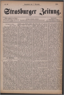 Strasburger Zeitung, 07.12.1878, nr 59