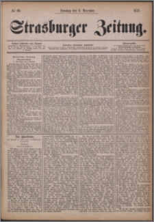 Strasburger Zeitung, 08.12.1878, nr 60