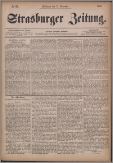 Strasburger Zeitung, 11.12.1878, nr 62