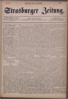 Strasburger Zeitung, 19.12.1878, nr 69