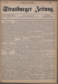 Strasburger Zeitung, 20.12.1878, nr 70
