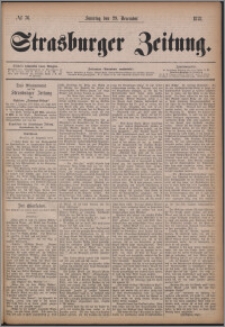 Strasburger Zeitung, 29.12.1878, nr 76