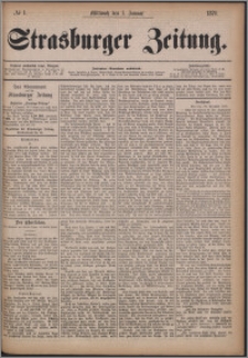 Strasburger Zeitung 01.01.1879, nr 1