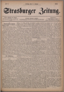 Strasburger Zeitung 03.01.1879, nr 2