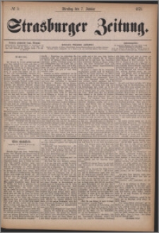 Strasburger Zeitung 07.01.1879, nr 5
