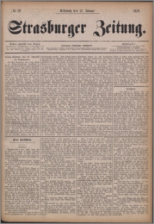Strasburger Zeitung 15.01.1879, nr 12