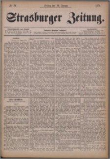 Strasburger Zeitung 24.01.1879, nr 20
